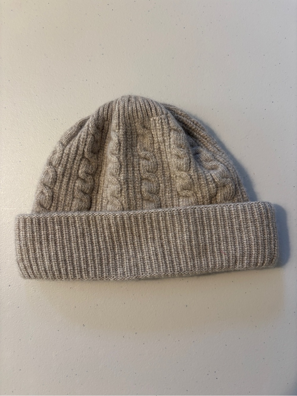 Kids Biella Cable Knit Beanie Fisherman Minimalist Timeless Preppy Quiet Luxury